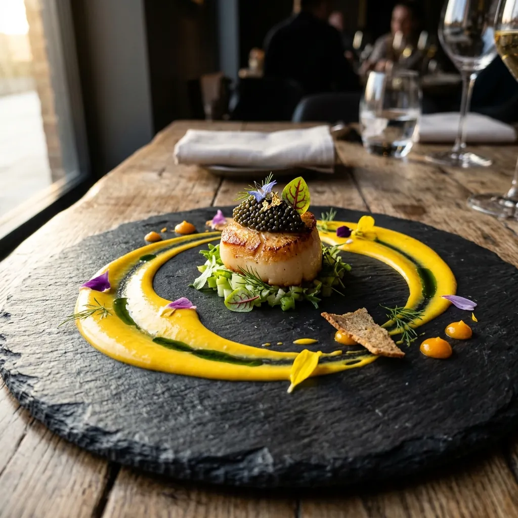 Michelin style signature dish